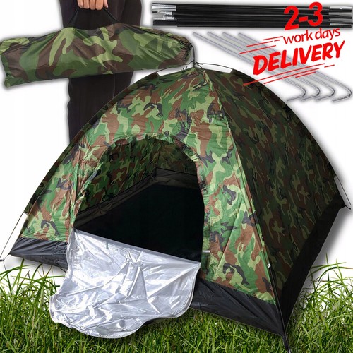 Family camouflage camping tent - camouflage,