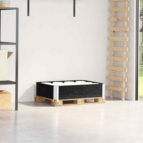 Pallet collar black 80x60 - pallet,