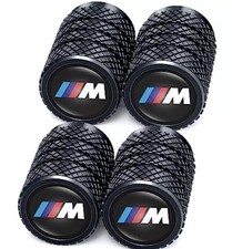 Dust Caps Tyre Valve Caps for BMW M Sport Black 1, 2, 3, 4, 5, 6 Series UK