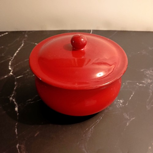 Red terracotta clay - red,