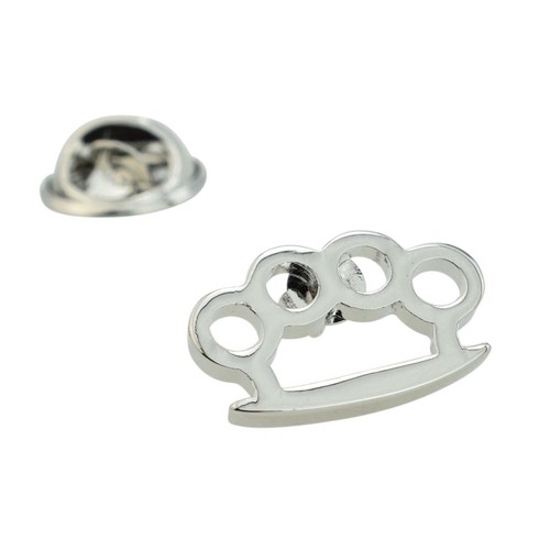 Knuckle duster lapel pin - pin, badge