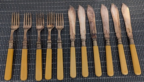 Vintage cutlery set epns - vintage,