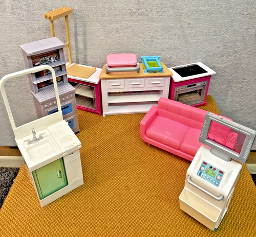 Barbie furniture playset - playset, job