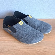 Xero Women’s 8.5 39 Pagosa Charcoal Gray Black Wool Blend Slip on Shoes Slippers