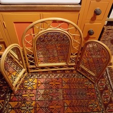 VINTAGE BAMBOO MIRROR DRESSING