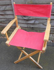 Directors Chair Red & Light