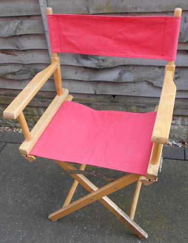 Directors chair red light - red,