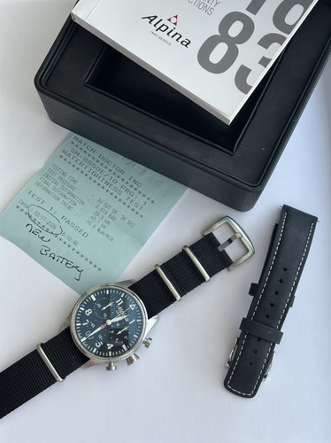 Alpina startimer pilot blue - alpina,