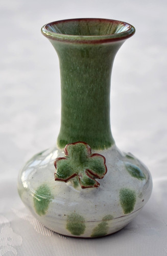Studio pottery bud vase - studio,