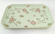 ANTIQUE POWELL BISHOP & STONIER Handpainted Japanese Inspired Footed Tea Tray