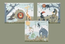 Flexa 8320241 Game Curtain Motif Safari 