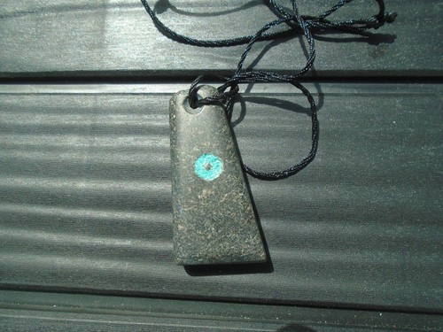 Maori style serpentine pendant - maori,
