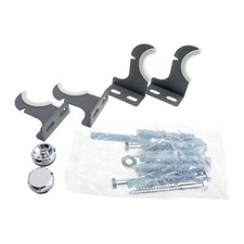Universal Horizontal Vertical Designer Radiator Wall Brackets + Fixing Kit