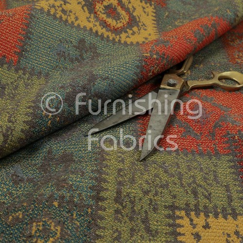 Fire treated kilim patchwork - treated,