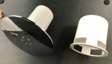 Shower Drain Waste Replacement Chrome Cap Tube Sediment Cup for 90mm Tray 5 Hole