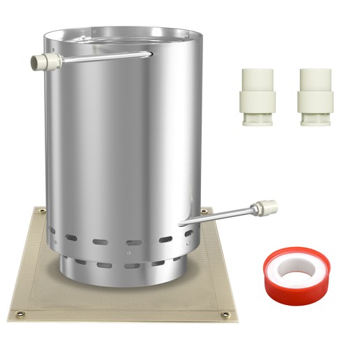 Firewood pool heater - heater, stainless
