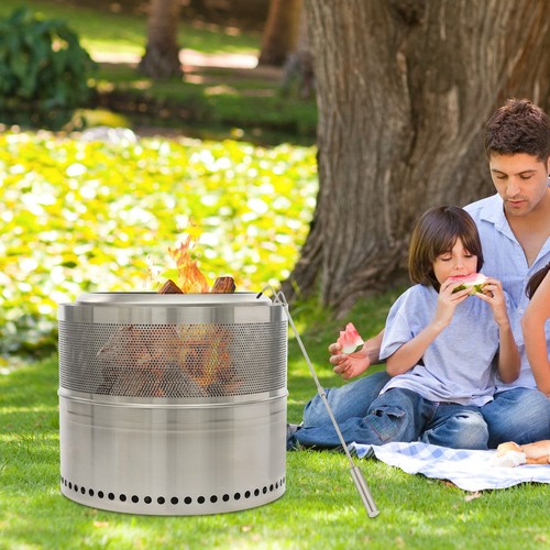 Fire pit folding smokeless - fire,