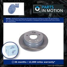 2x Brake Discs Pair Solid fits