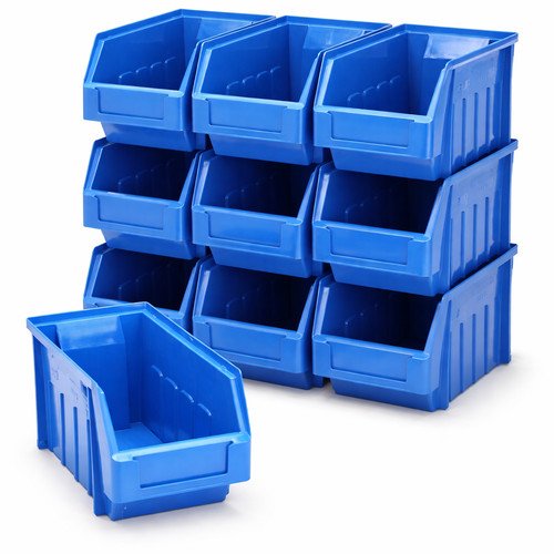 Blue stacking storage parts - stacking,