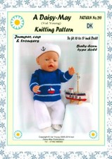 DOLLS KNITTING PATTERN no. 295