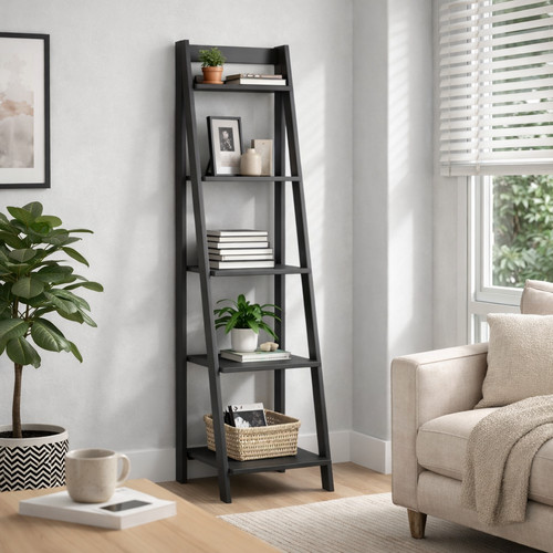 Corona bookcase ladder - ladder, back