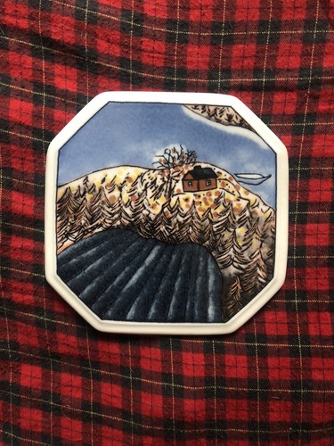 Wall plate season ruska autumn - plate,