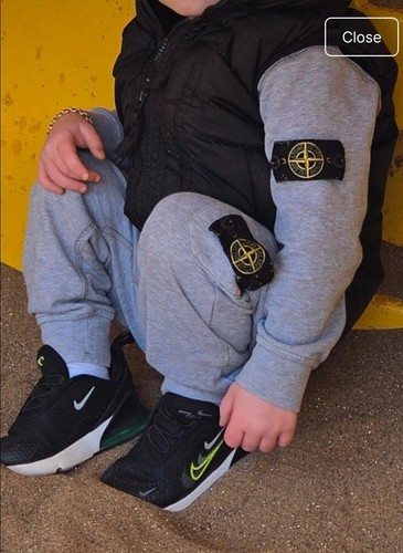 Stone island junior grey - stone,