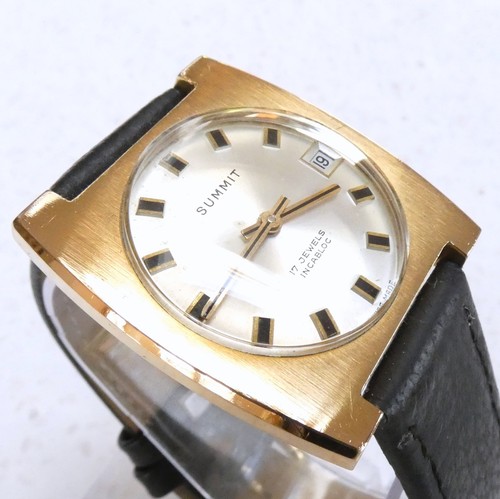 Vintage summit 17j date - date, gold