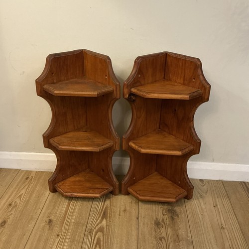 Pair vintage pine - pine, corner