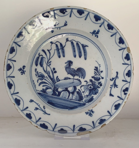 18th delftware tin glazed - c,