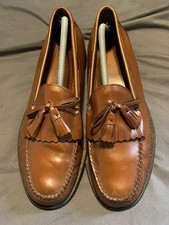 G.H. BASS WEEJUNS LAYTON KILTIE LOAFERS Size 9 Uk Mens Black