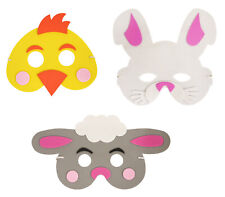 Bunny Chick Sheep Lamb Easter Children's Mask 3D Egg Hunt Fancy Dress Bulk Packs