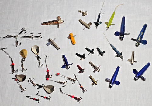 Fishing lures joblot mostly - fishing, joblot,