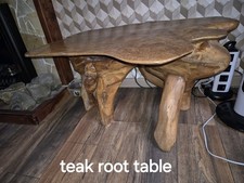 Teak Root Table