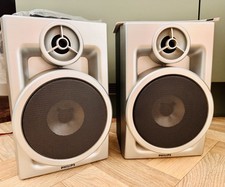 Philips FWC139 Bookshelf Speakers 29.5cm High Genuine Tested Working with Remote