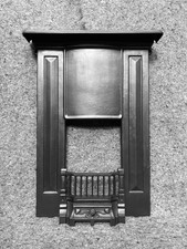 ANTIQUE CAST IRON FIREPLACE