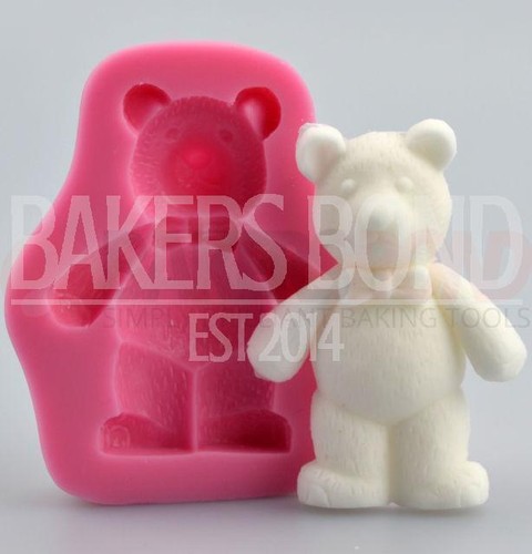 Standing teddybear silicone - teddybear,