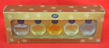 VINTAGE BOOTS:   SET OF FIVE 10 ML MINIATURE EAU DE TOILETTE FRAGRANCES - BOXED!