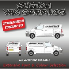 Van Graphics Sign Writing Vehicle lettering signs Citroen Dispatch Standard 24