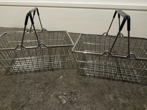 Mini metal shopping baskets - mini,