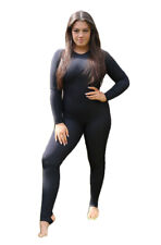 Starlite Nylon Lycra Black Catsuit