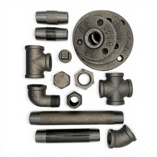 Black malleable iron pipe - 1/2",