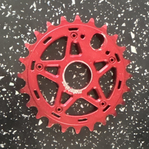 Mafia red aluminium tooth - aluminium, 24
