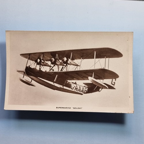 Early aviation postcard c1930 - early,