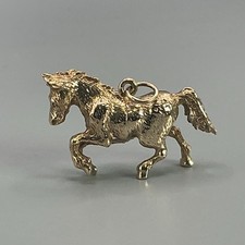 9ct Gold Horse Charm/pendant -