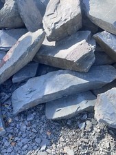 Lake District Slate BLUE Rockery Stones approx 1 Ton