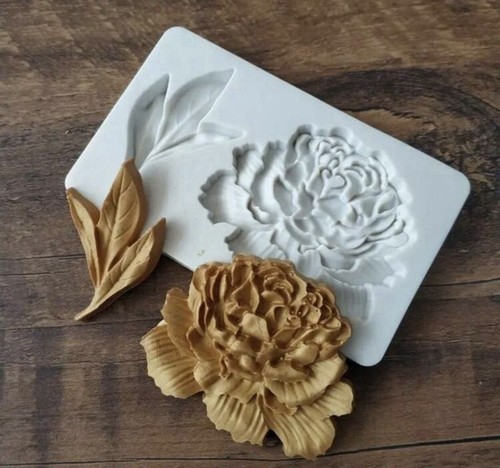 Peony flower silicone - flower,