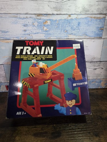 Tomy train crane and - tomy, container
