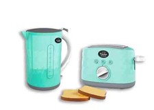 Childrens Pretend Play Kettle & Toaster Kitchen Breakfast Set Cooking Toy