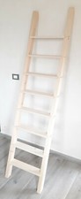 Wooden ladder bunk bed